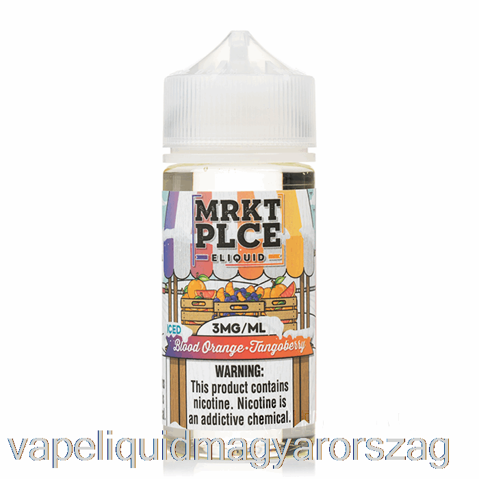 Jeges Vérnarancs Tangoberry - Mrkt Plce - 100ml 0mg Vape Toll